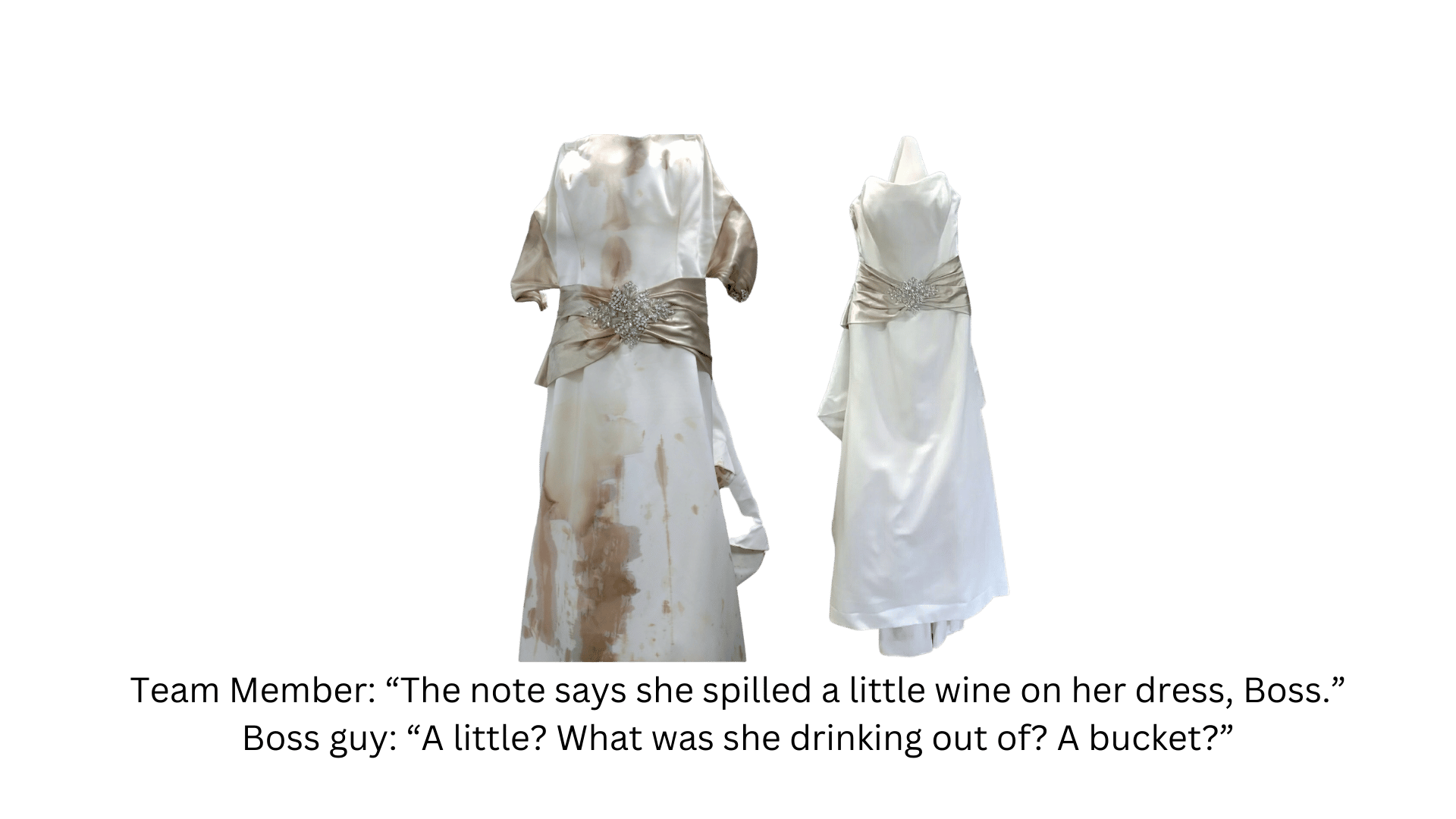 Effectively Treating Wine Spills on Your Wedding Dress Effectively Treating Wine Spills on Your Wedding Dress