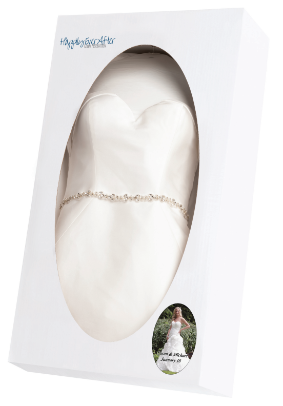 Wedding Dress Cleaning + Preservation