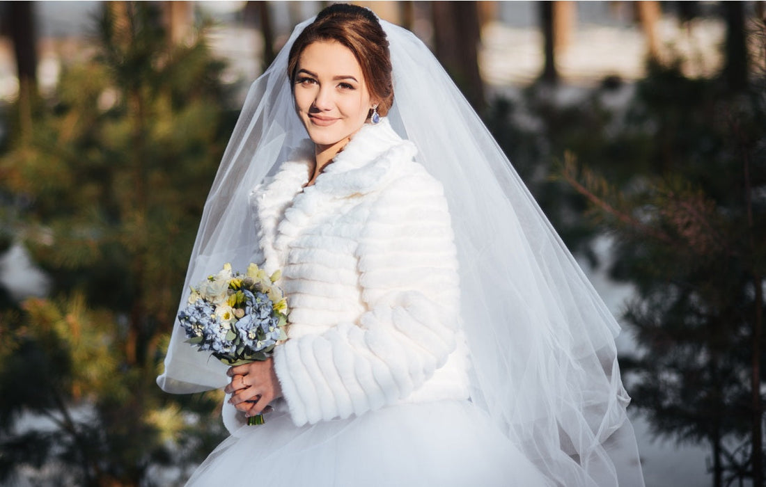 Snowy Aisles, Icy Walkways, and Winter Photos: How to Keep Your Wedding Dress Clean Outdoors